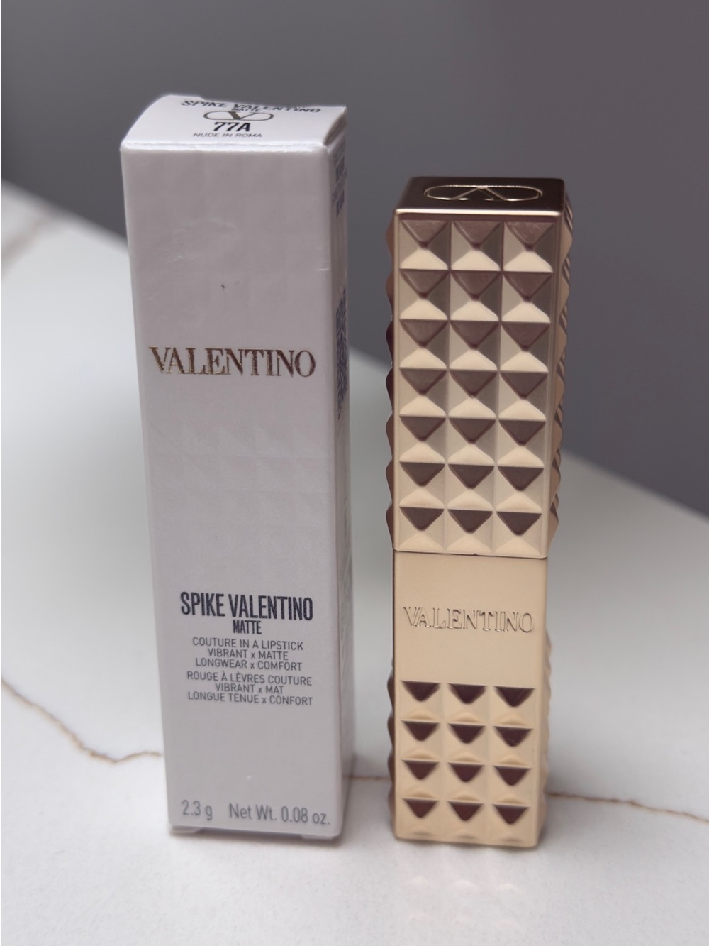 SPIKE VALENTINO MATTE LIP COLOR 77A - Nude in Roma